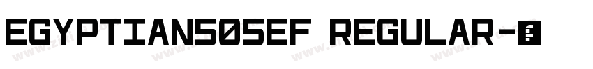 egyptian505ef regular字体转换 egyptian505ef regular字体转换